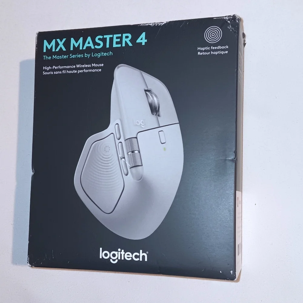 Logitech MX Master 4 Wireless Mouse - Pale Gray